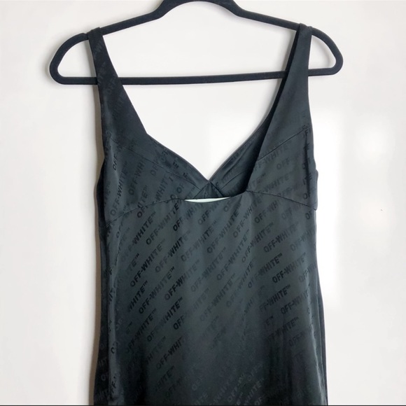 Off-White Logo Short Love Dress in Black Small 40 - Picture 5 of 9
